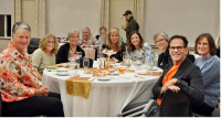 Kemptville District Hospital table at the eQuinelle Fashion Show, September 29, included Joanne Mavis, ED, KDH Foundation, Margret Norenberg, Foundation Chair and Frank Vassallo, CEO, KDH.